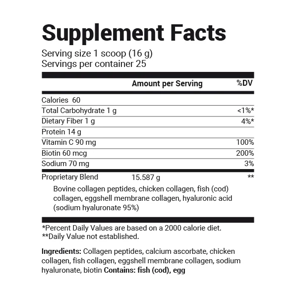 Multi Collagen Peptides – 15.5 g per serving – Grass-Fed, Pasture-Raised, and Wild-Caught Sources – 25 servings - Image 2