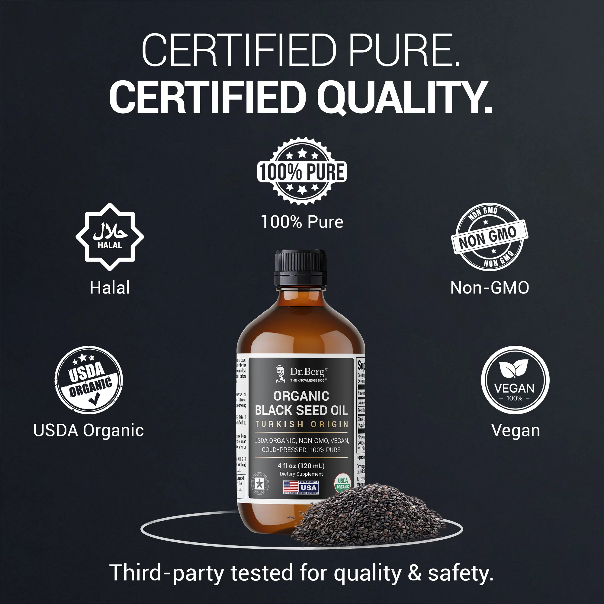 Organic Black Seed Oil - 4 fl oz - Image 5